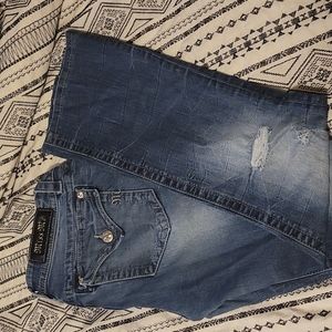 Miss Me Jeans, Size 31, Slim Boot Cut, Distressed Look